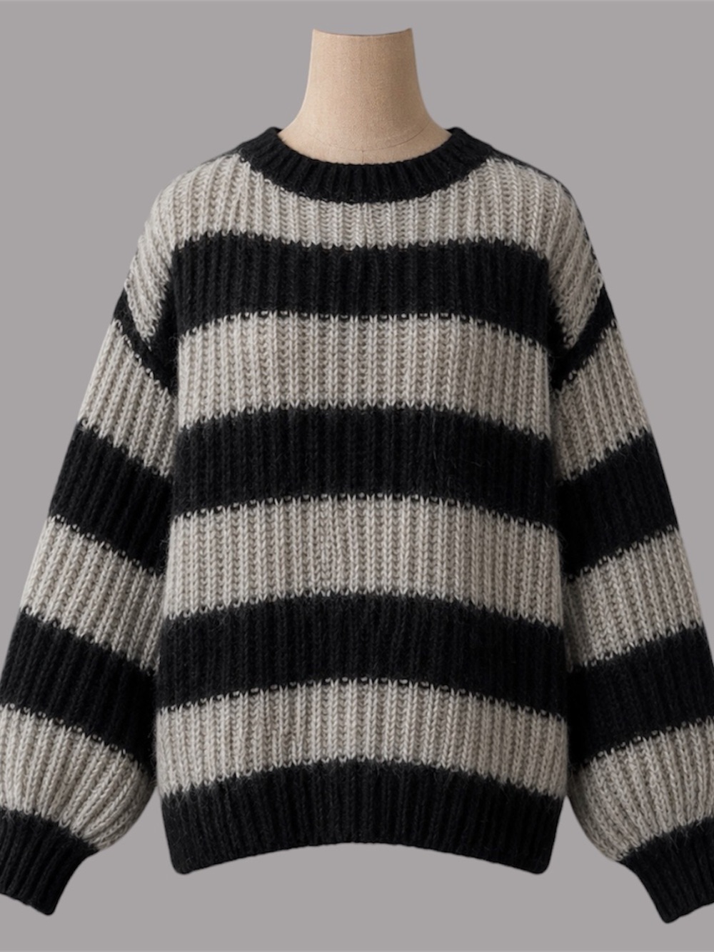 Motel Oversized Chunky Stripe Sweater